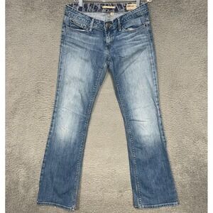 VTG Gap Boot Cut Jeans Women's Sz 28R/6R (29x30) Blue Denim Light Low Rise Y2K